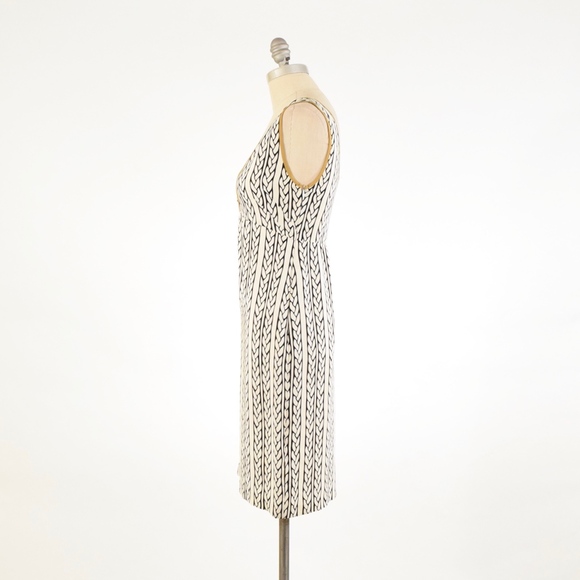 ❌SOLD❌Vena Cava Braided Print Silk Shift Dress - Picture 3 of 5